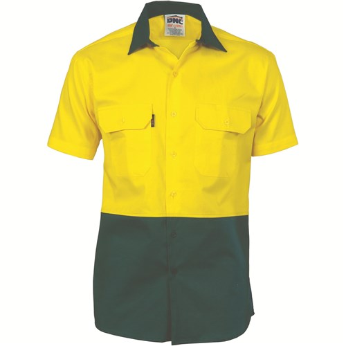 Yellow/Bottle Green XS