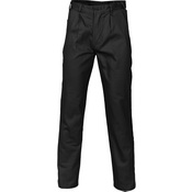 Work Trousers Cotton Drill Black 72R
