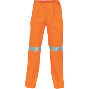 Cotton Drill Pants With 3M R/Tape
