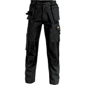 Ctton duck weave cargo pants P Black 72R