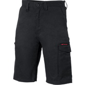 Mid Weight Cotton Cargo Short Black 72R
