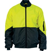 HIVIS 2 TONE DAY BOMBER JACKET