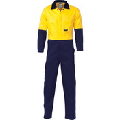 HiVis Cool-Breeze 2-Tone LightWeight Cotton Coverall