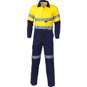 HiVis Two Tone Cott on Coverall with 3M R/Tape