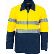 HiVis Two Tone Protect or Drill Jacket with 3M R/ Tape