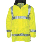 HiVis D/N Breath abl e Rain Jacket with 3M R/Tape