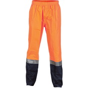 HiVis Two Tone Light weight Rain pants with CSR R/Tape