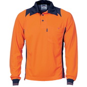 Cool Breathe Action Polo Shirt - Long Sleeve