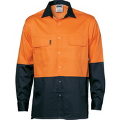 HiVis 3 Way Cool-Breeze Cotton Shirt -
Long sleeve