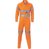 HiVis Cool-Breeze Orange L.Weight Cott on
Coverall with 3M R/Tape