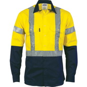 HiVis D/N 2 Tone Drill Shirt with H Pattern
Generic R/ Tape - Long sleeve
