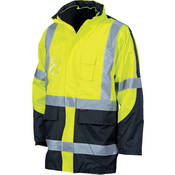 HiVis Cross Back 2 Tone D/N “6 in 1” Contrast Jacket
(Outer Jacket and Inner Vest can be sold separ
