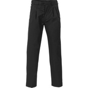 Pleat Front Perm Press Trouser Black 72R