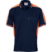 Polyester Cotton Panel Polo Shirt - Short Sleeve