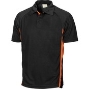 Side Panel Polo S/S Black/Orange 3XL